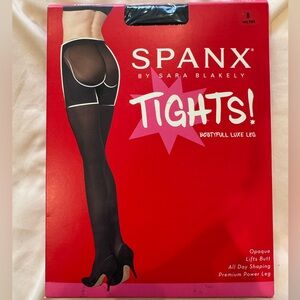 Spanx by Sarah Blakely Tights Bootyfull Luxe Legs - Very Black